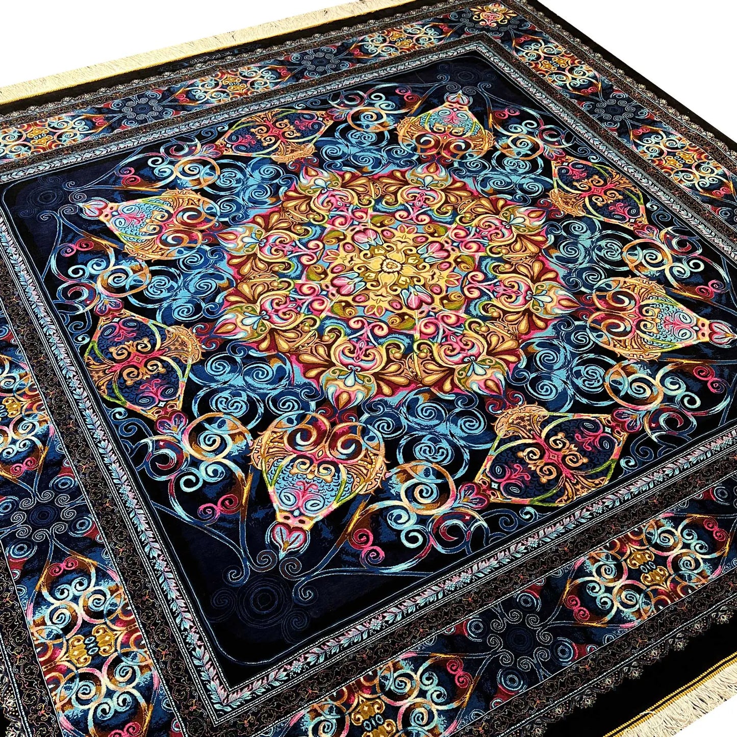 Luxury Persian Carpet - Traditional Silk Iranian Rug