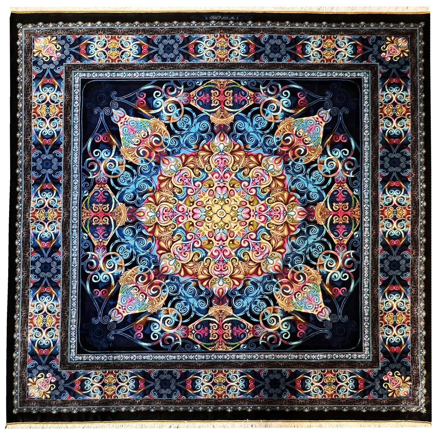 Luxury Persian Carpet - Traditional Silk Iranian Rug