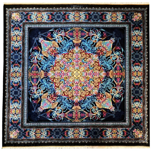 Luxury Persian Carpet - Traditional Silk Iranian Rug