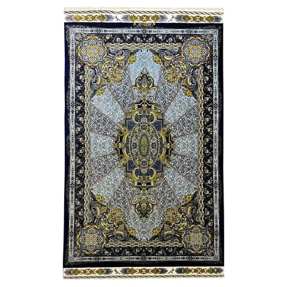 Persian Carpet - All Silk Handwoven Iranian Rug with Modern Design